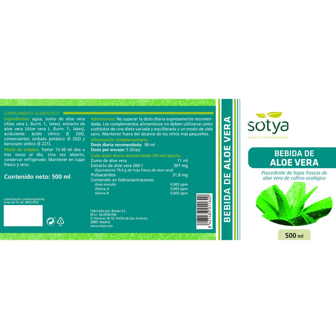 Aloe Vera-Getränk, Sotya, 500 ml