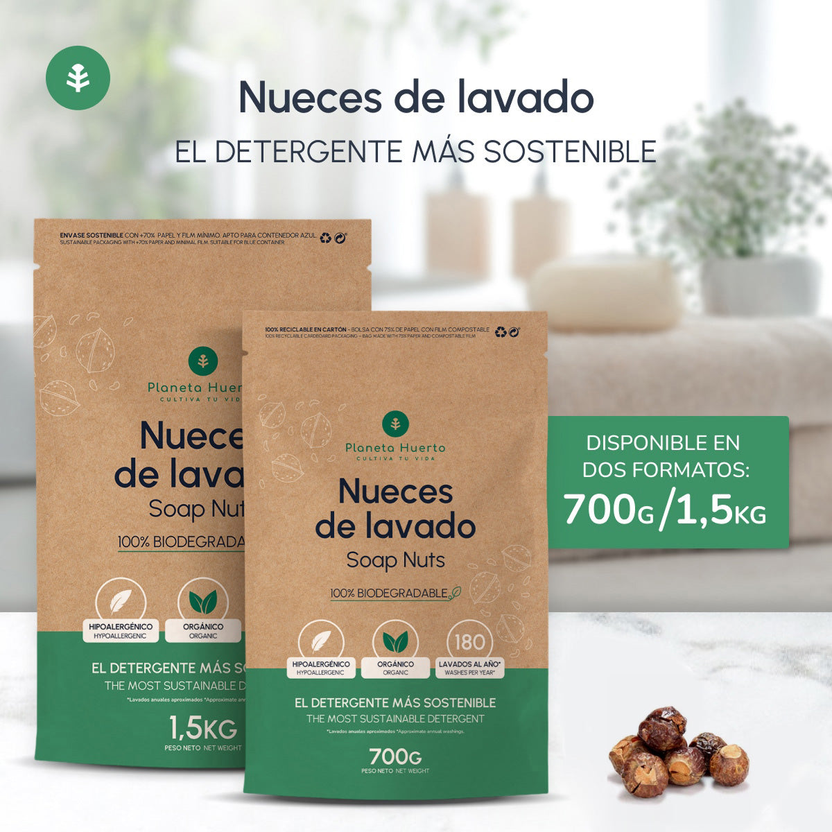 Planeta Huerto Gewaschene Walnüsse 1,5 kg