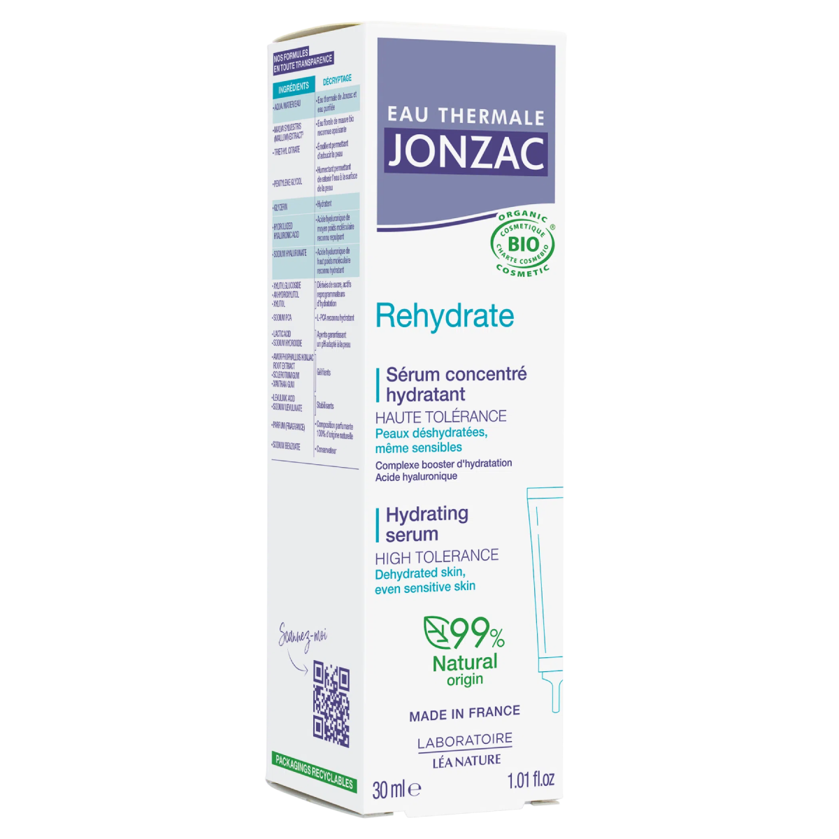 Sérum hydratant Rehydrate Eau Thermale JONZAC 30 ml