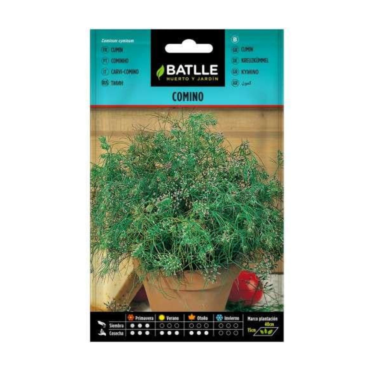 Batlle cumin seeds