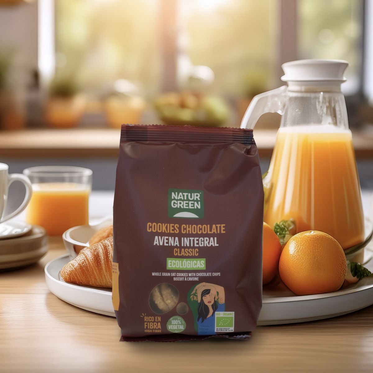 Biscuits à l'avoine complète bio NaturGreen 140 g