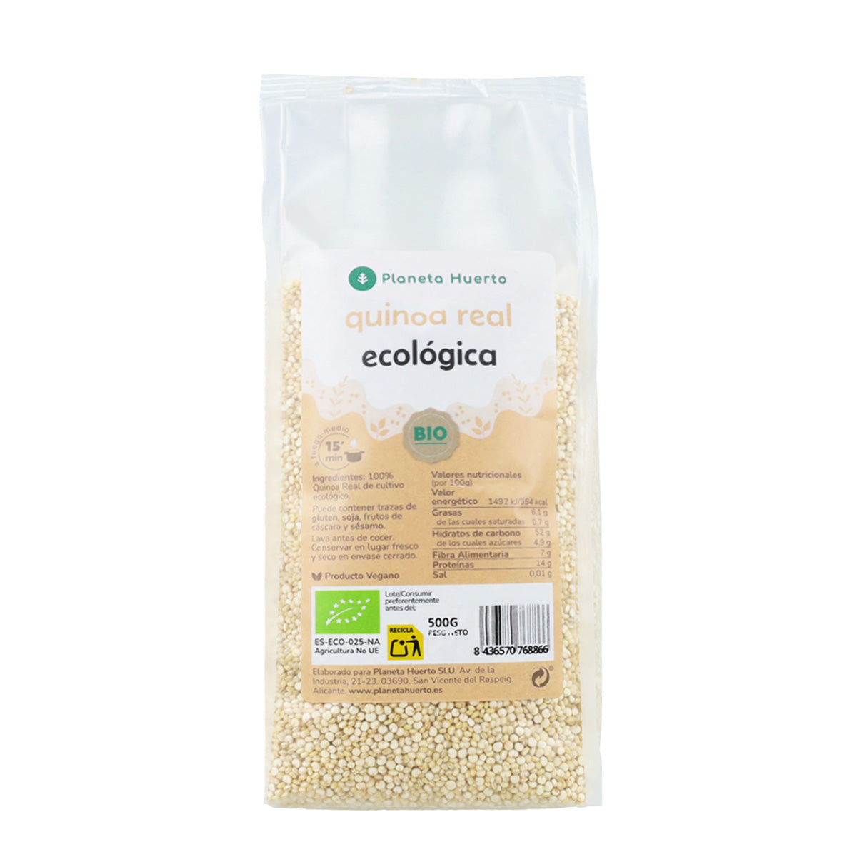 Confezione 2x Real Quinoa ECO Planeta Huerto 500 g