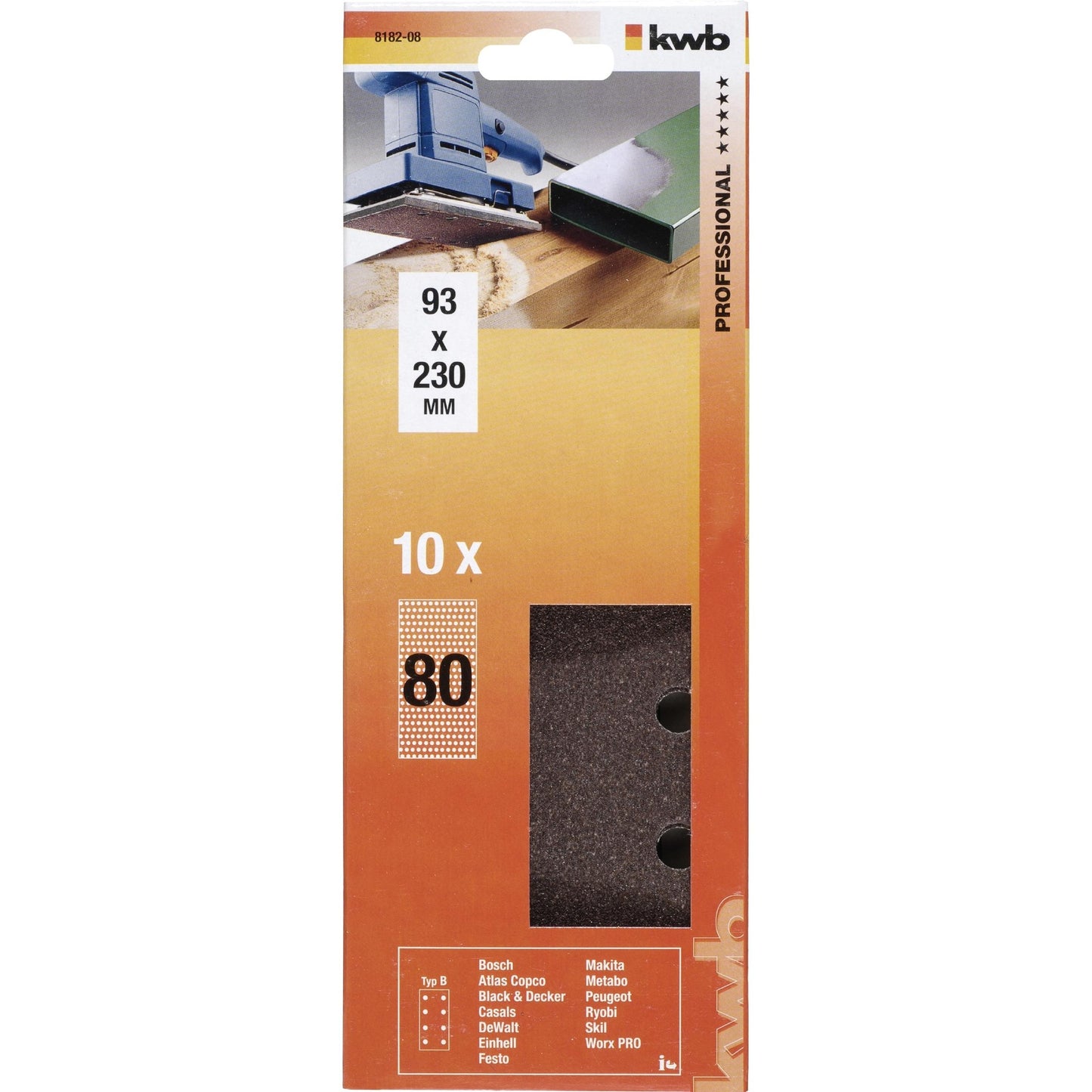 Bandes abrasives Kwb GR 240