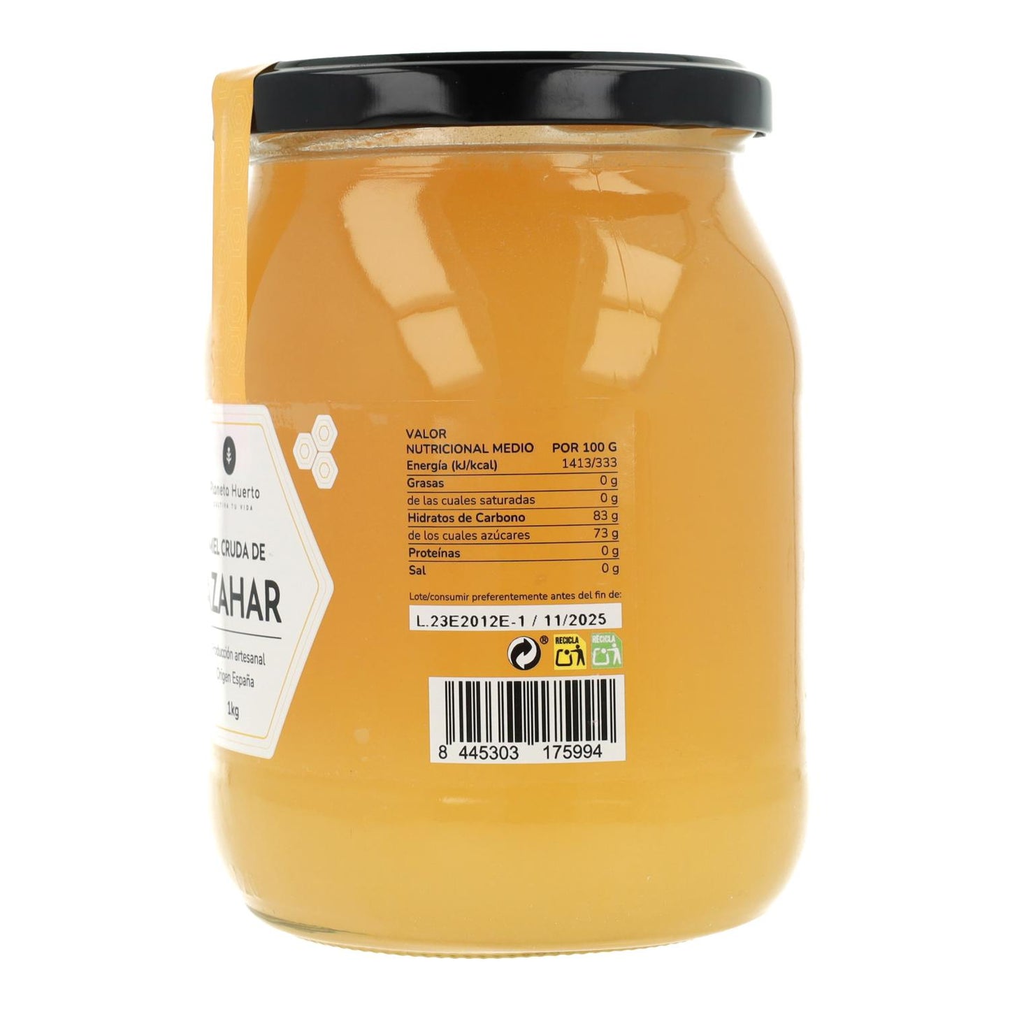Miele grezzo di fiori d'arancio Planeta Huerto 1 Kg