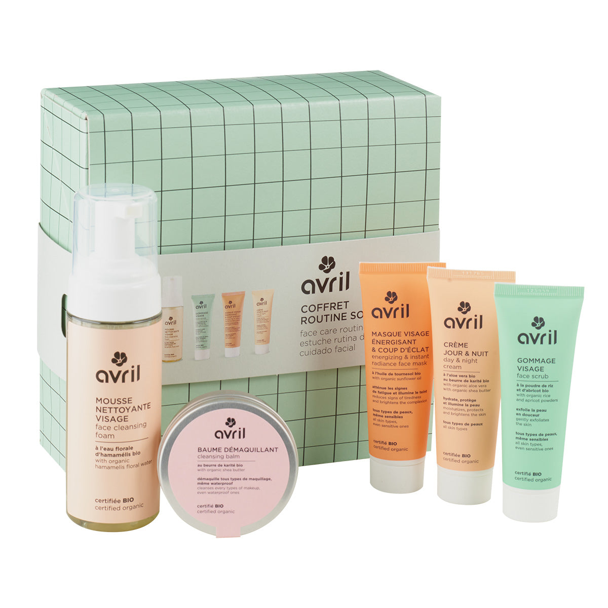 Cofanetto Natale routine cura viso, Avril