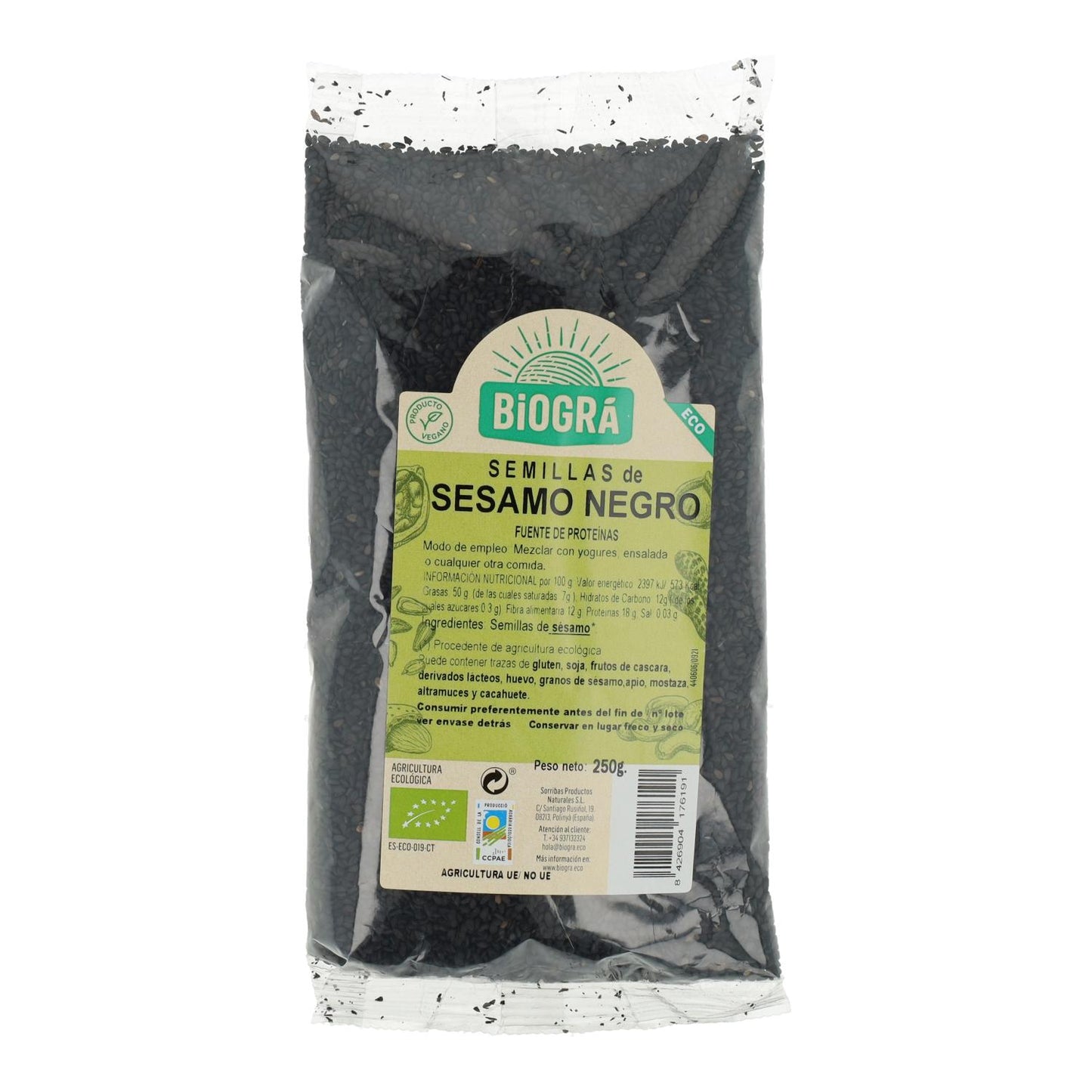 Czarny sezam Biogra 250 g