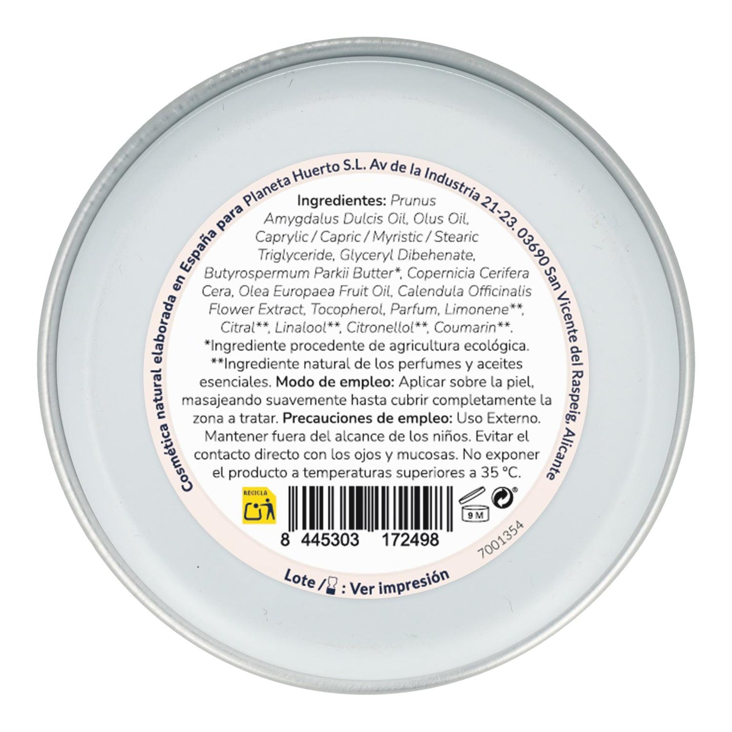 Kojący balsam nagietkowy dla dzieci Planeta Huerto 50 g