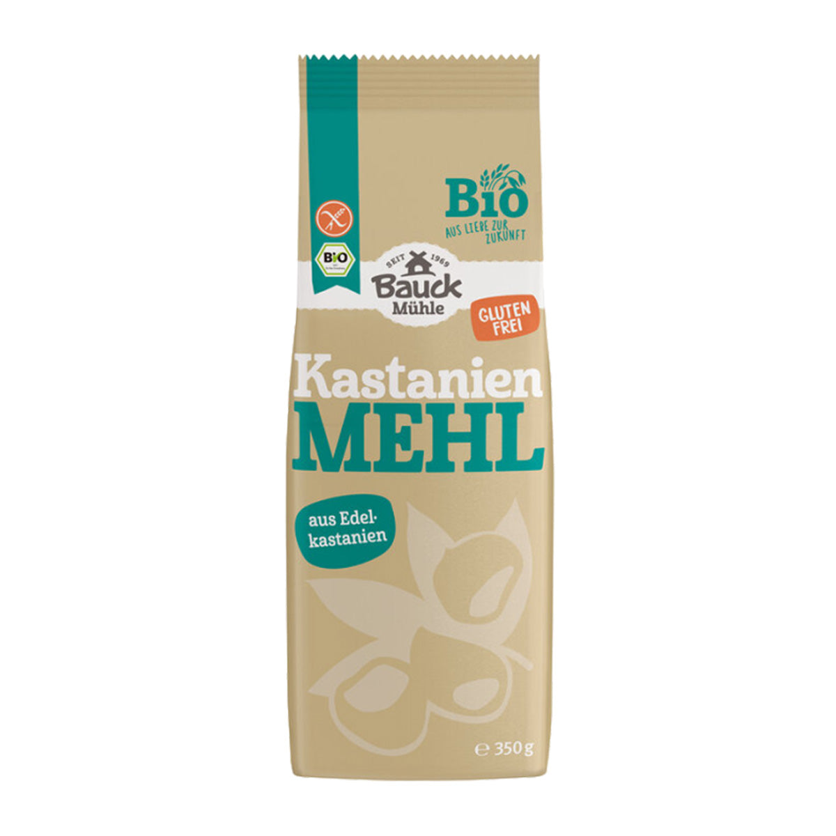 Farina di castagne senza glutine Bauckhof 350 g