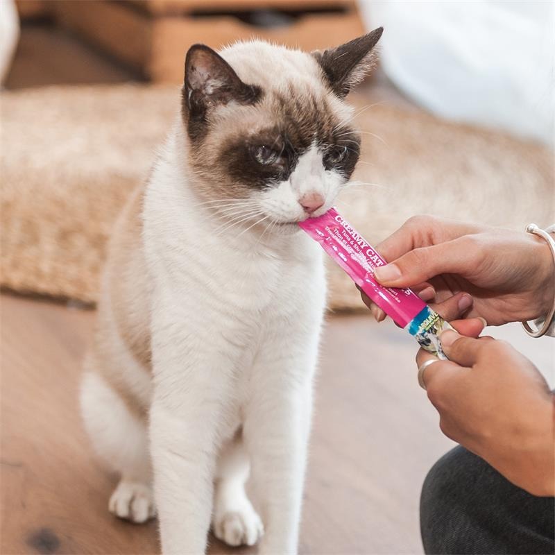 Creamy Cat Treats Kremowa przekąska z kurczakiem i krabem Arquivet 5x14 g