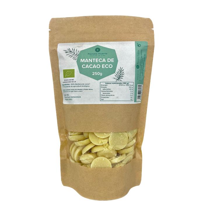 Cacaoboter in wafels ECO Planeta Huerto 250 g
