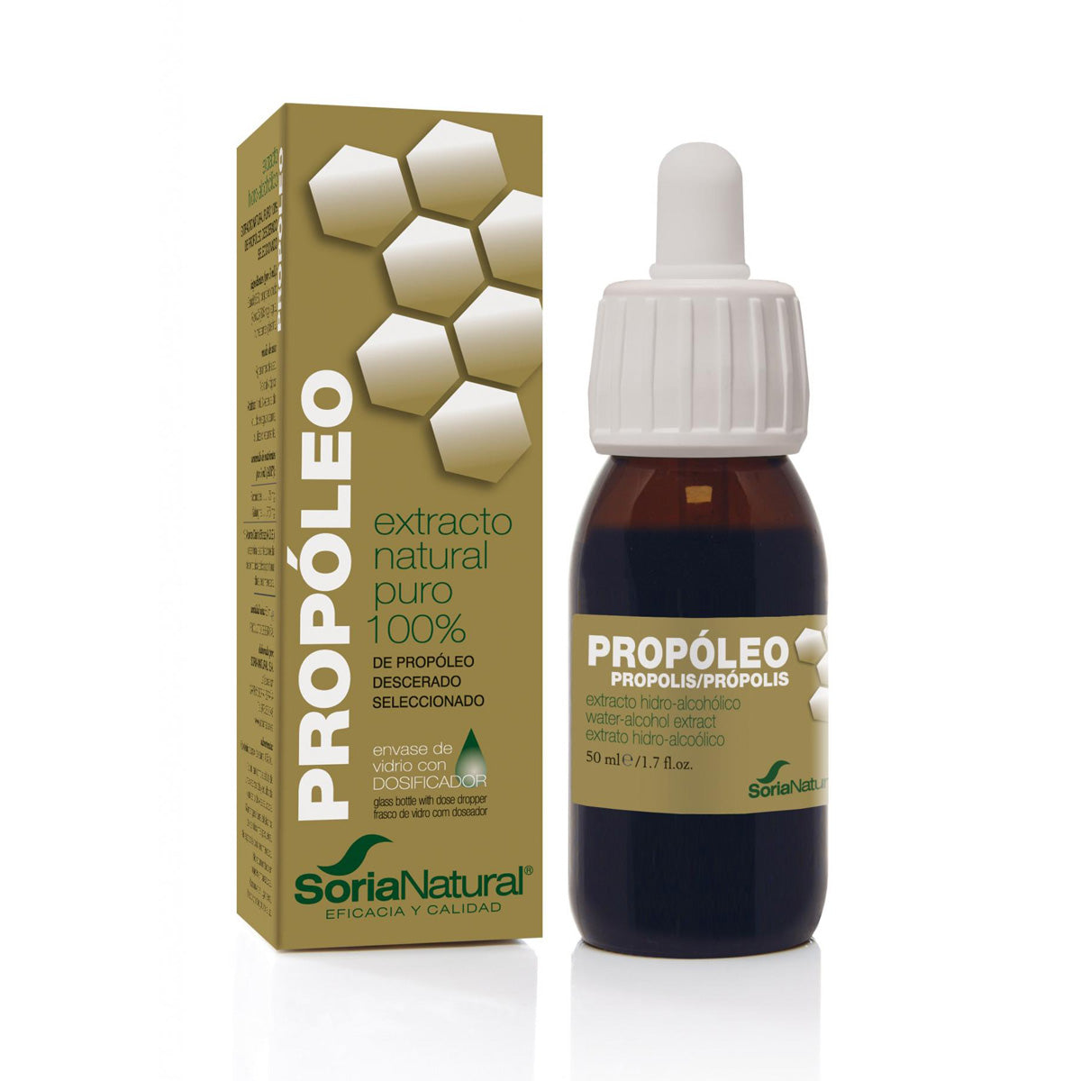 Hydroalcoholisch propolis-extract, Soria Natural, 50 ml