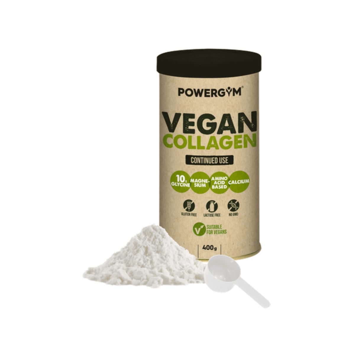 Veganistisch collageen voor sporters Powergym 400 g