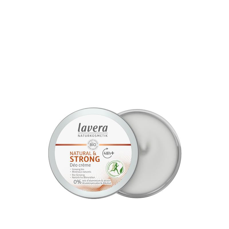 Deodorantkräm 48h+ Strong & Natural Lavera 50 ml