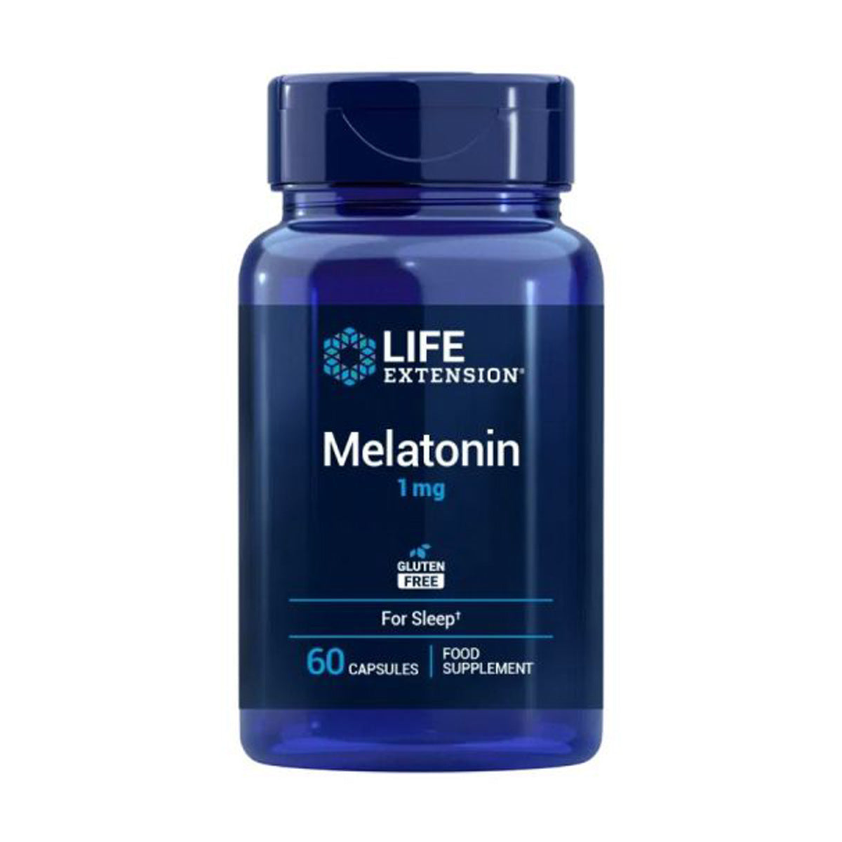 Mélatonine 1 mg, Life Extension 60 gélules