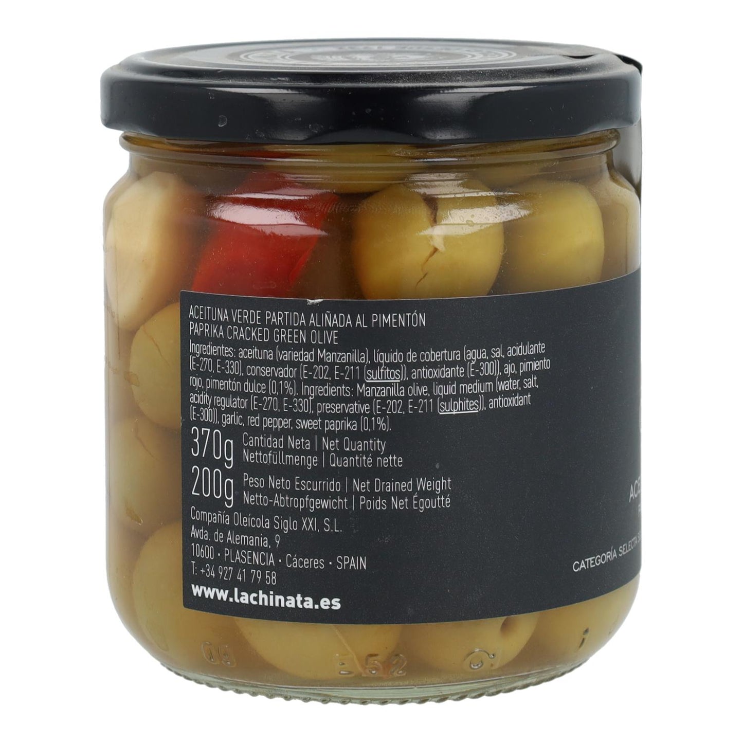 La Chinata Manzanilla olives with paprika 370 g