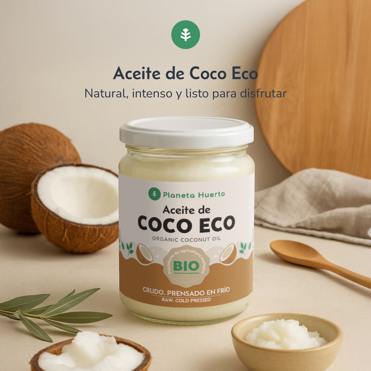 Zestaw 5x olej kokosowy ECO Planeta Huerto 430 ml