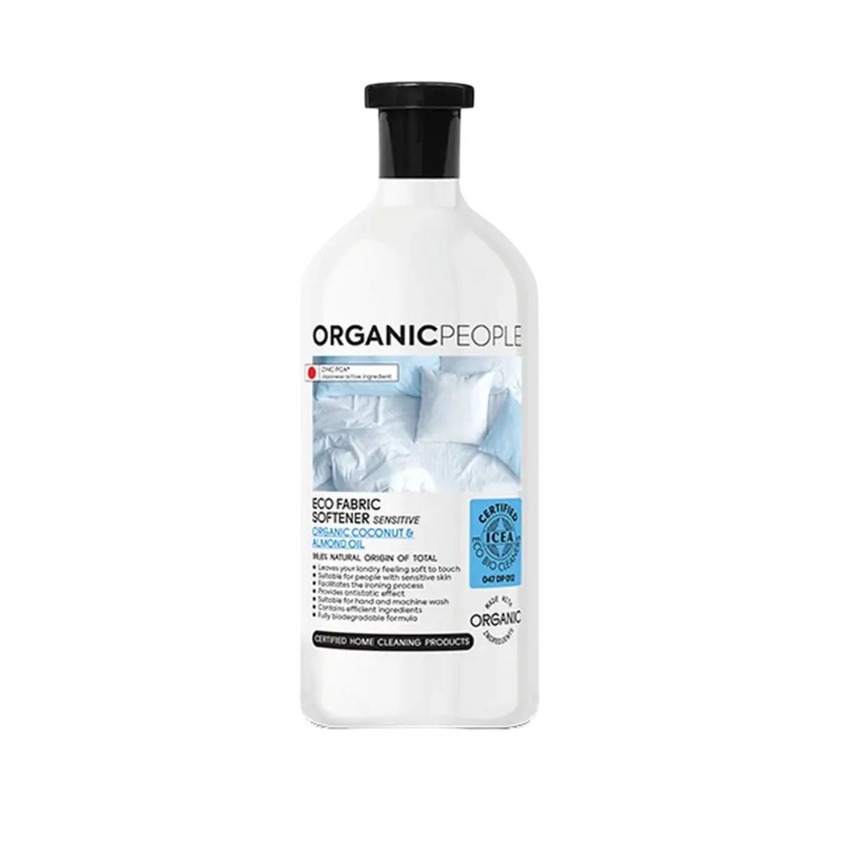 ECO-wasverzachter met biologische kokosolie en amandelolie, Organic People, 1000 ml