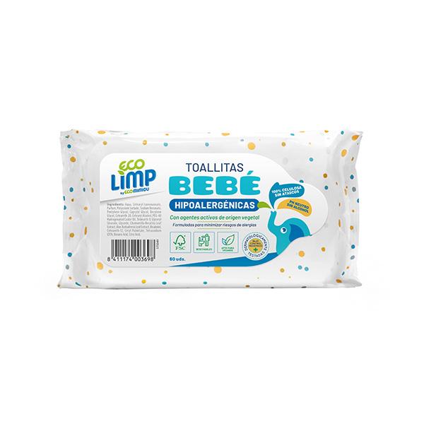 Lingettes pour bébé Mimidu ECO 60 unités