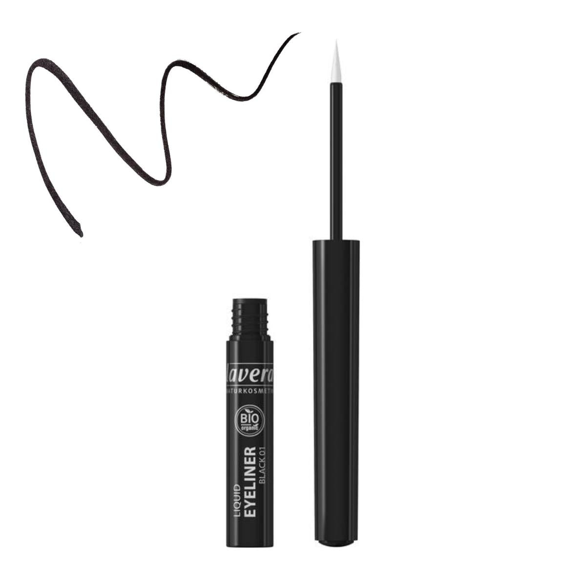 Liquid Eyeliner - 01 Black, Lavera 2.8 ml