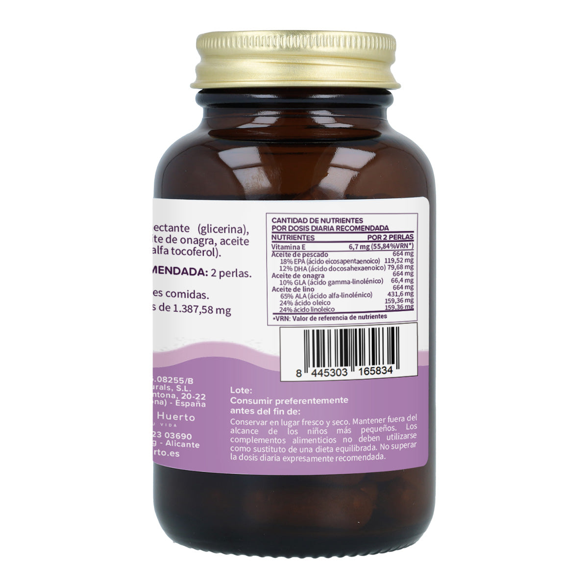 Omega 3 6 9 1000 mg Planeta Huerto 50 Perlen
