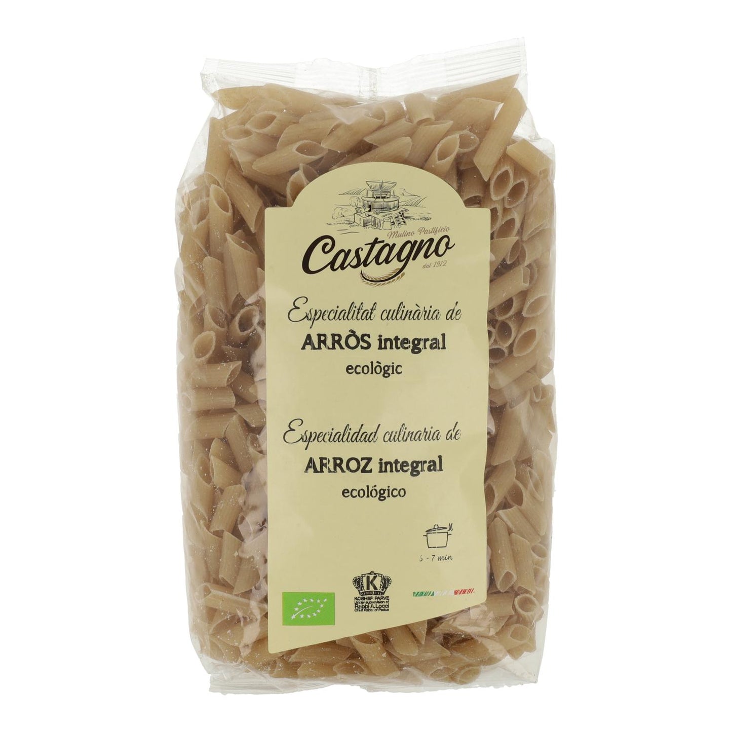 Castagno ECO Brown Rice Macaroni 500 g