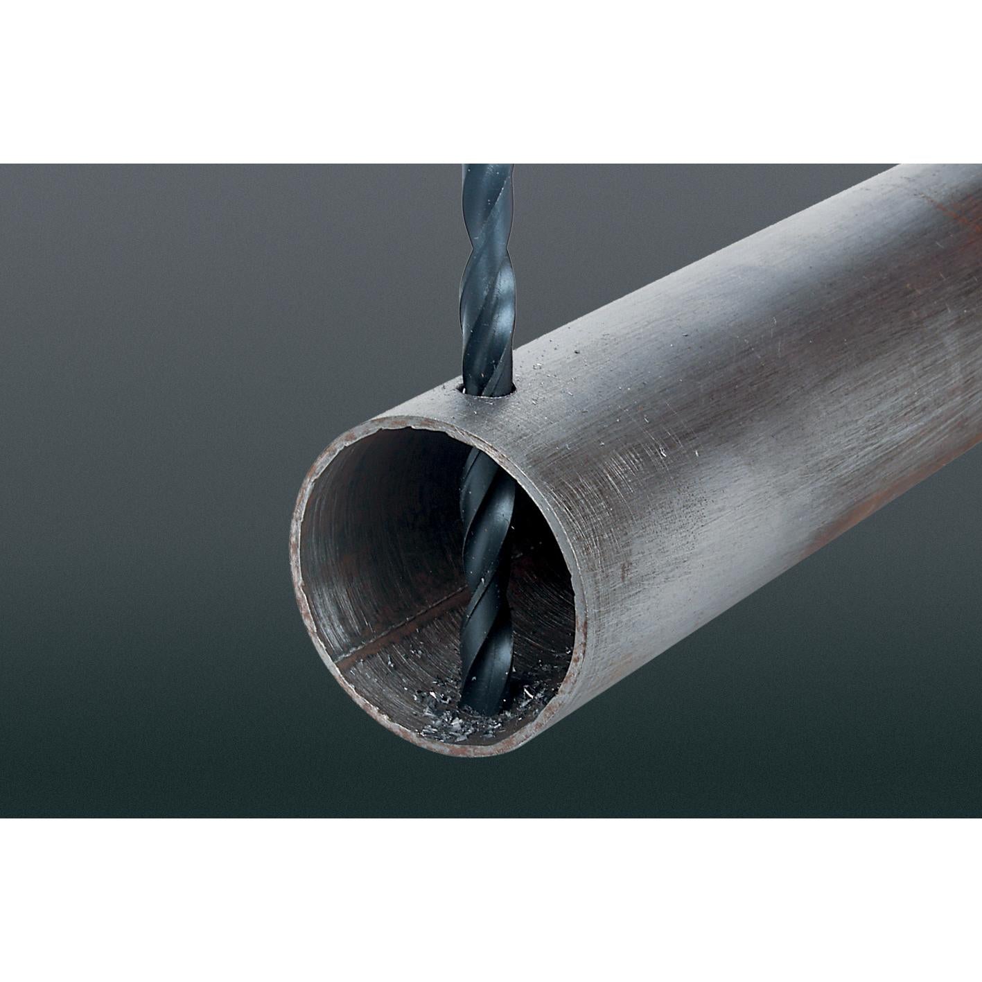 1 lange HSS-spiraalboor voor metaal, gewalst, Wolfcraft Ø 5,0 x 132 mm