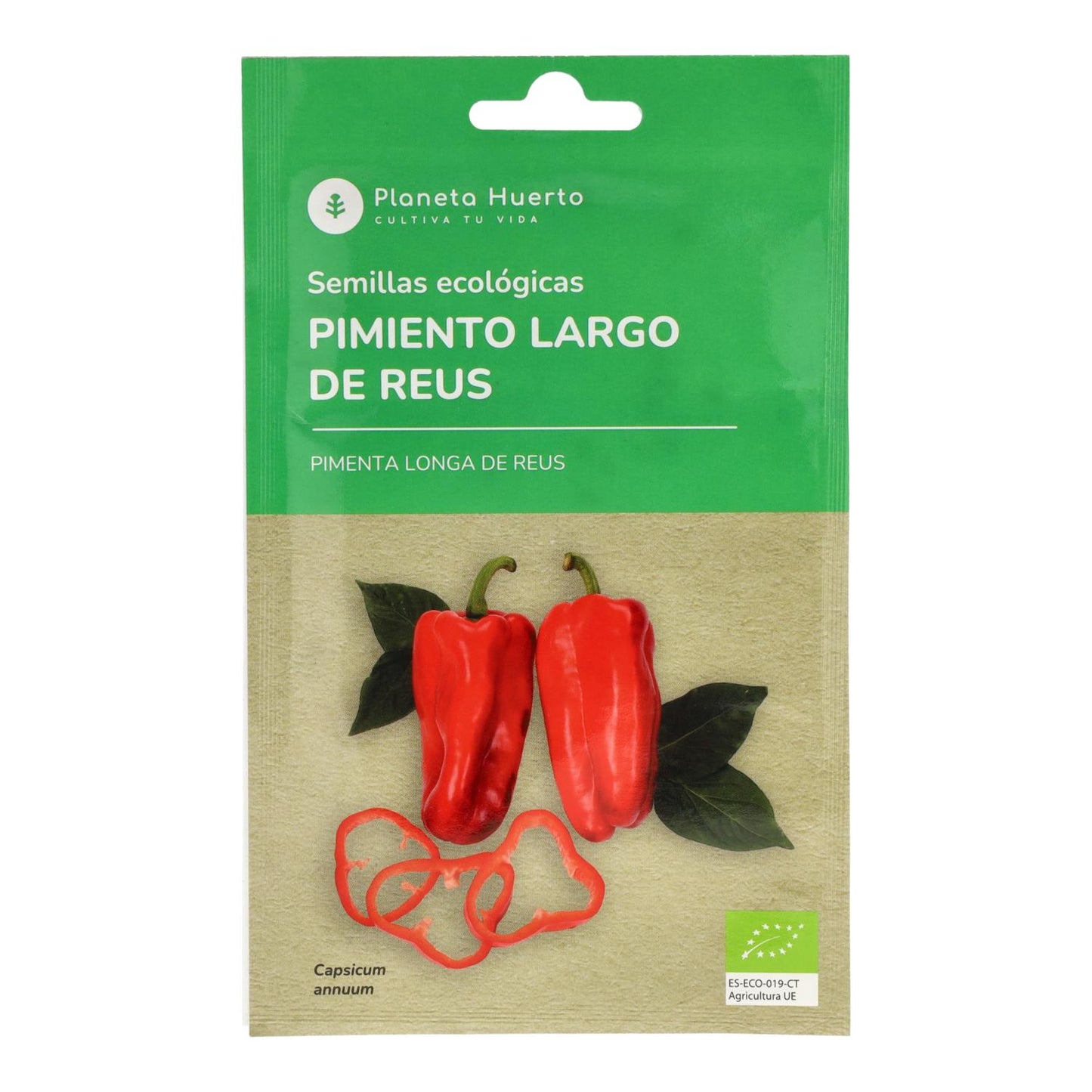 Ekologiska Long Pepper-frön från Reus Planeta Huerto