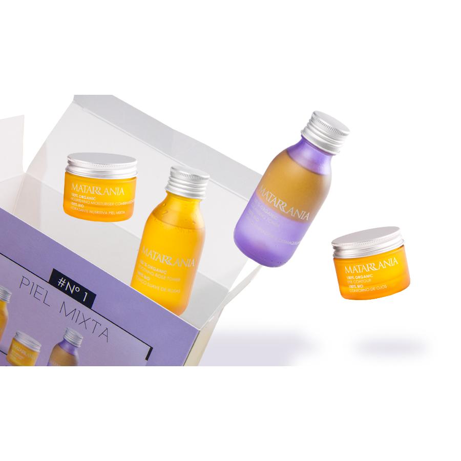 Zestaw naturalnych produktów do pielęgnacji skóry mieszanej Matarrania