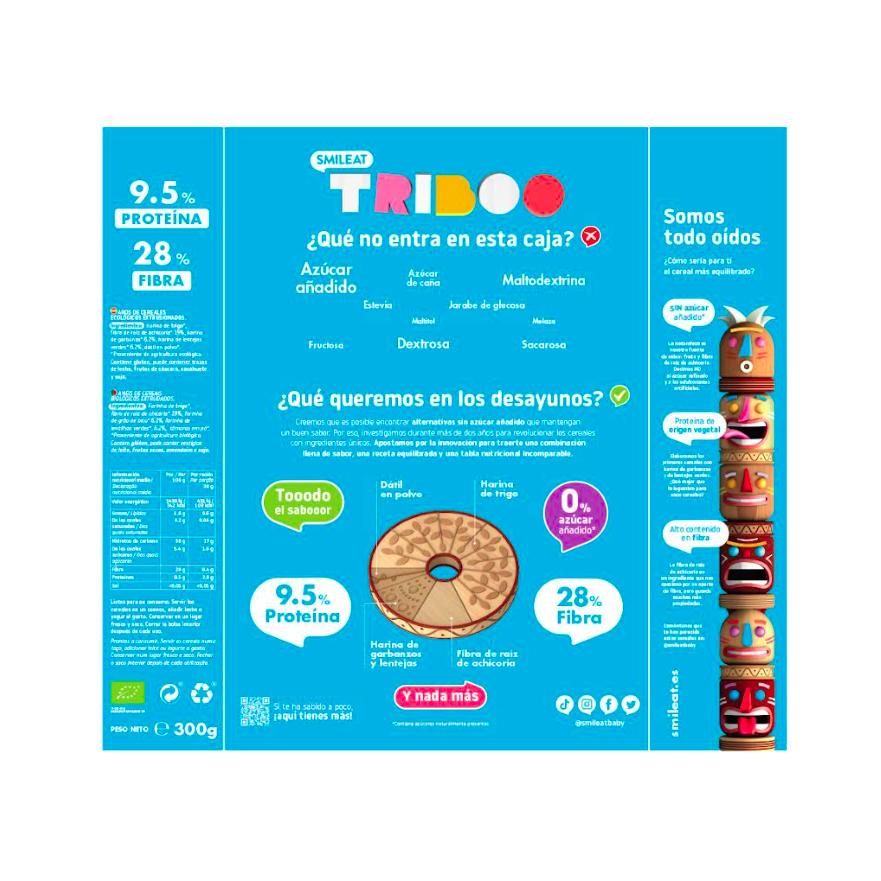 Packung Frühstückscerealien TRIBOO