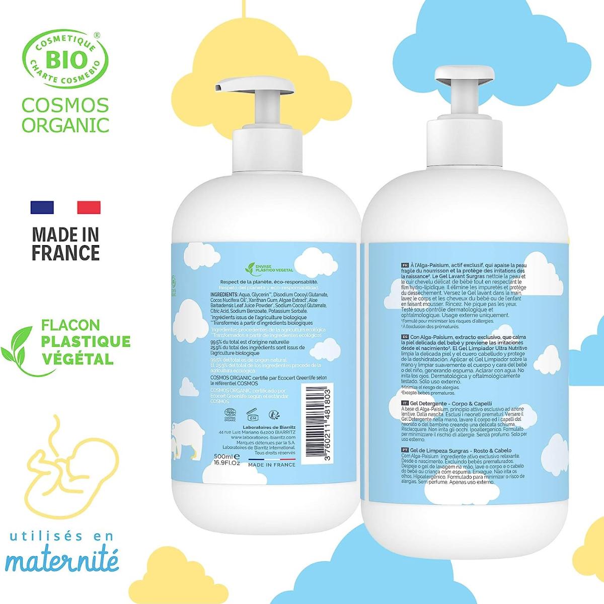 Reinigingsgel natis-algen 500 ml Biarritz