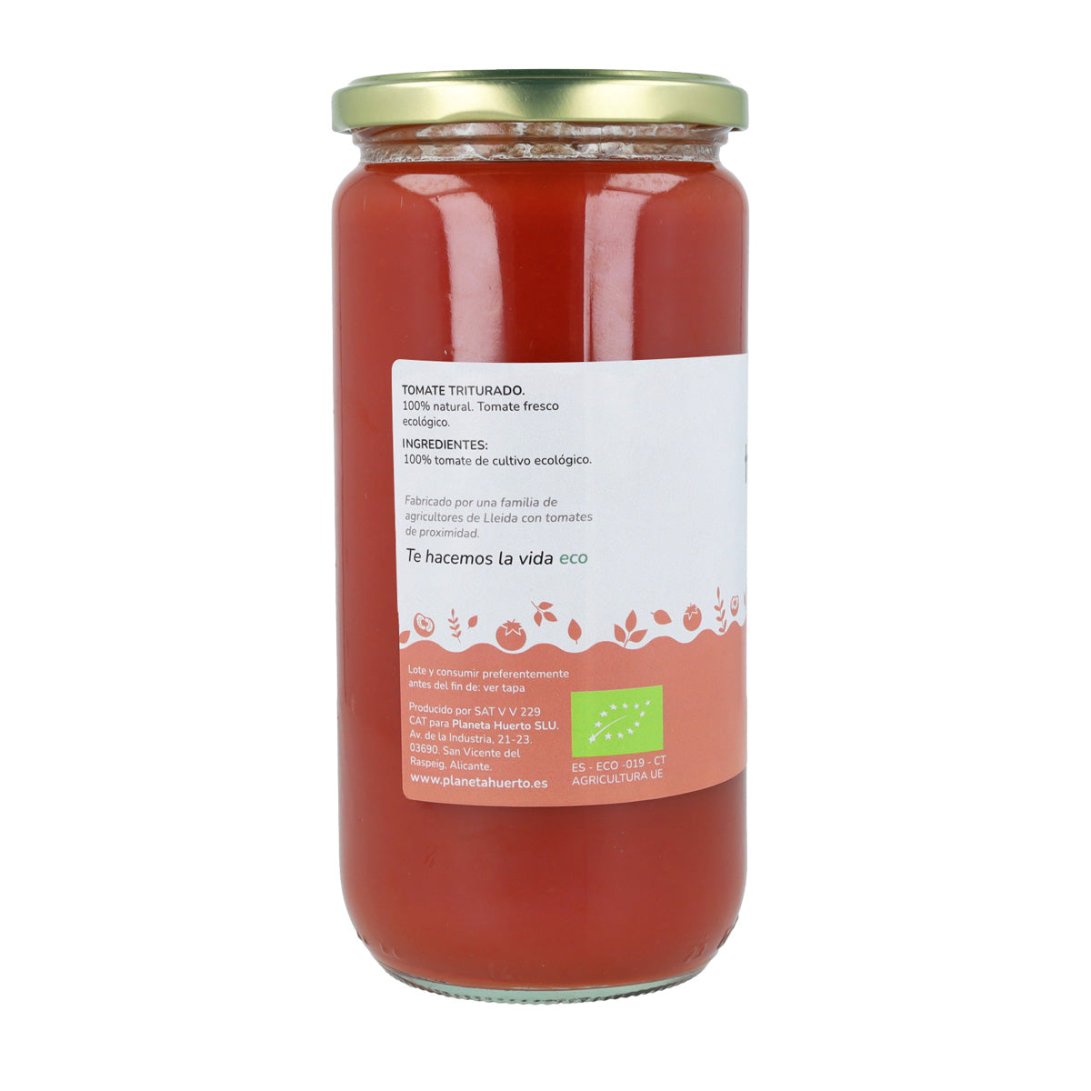 Pomodoro schiacciato ECO Planeta Huerto 670 g