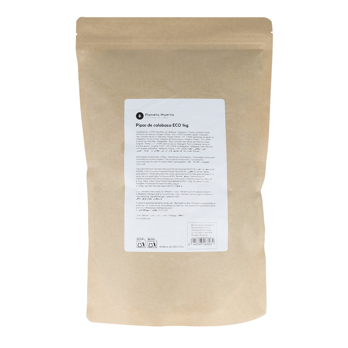 Kürbiskerne ECO Planeta Huerto 1 kg