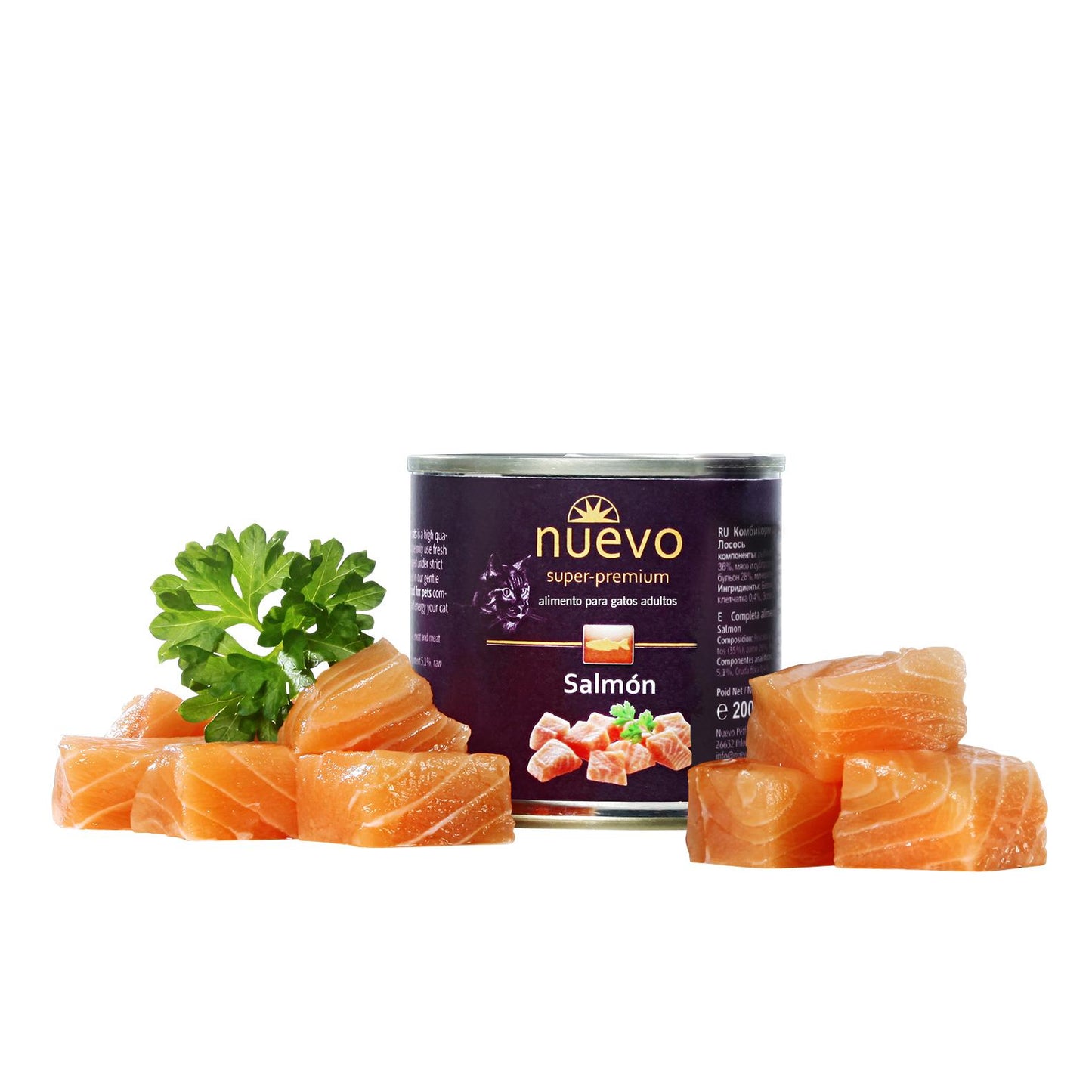 New Adult Cat Salmon Tin 200 g