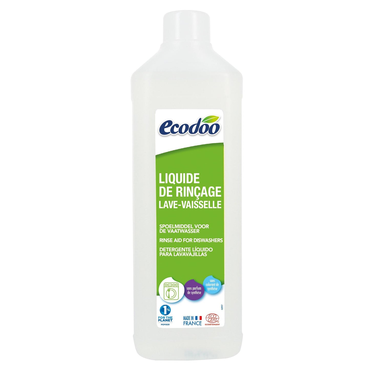 Produit de rinçage pour lave-vaisselle Ecodoo 500 ml