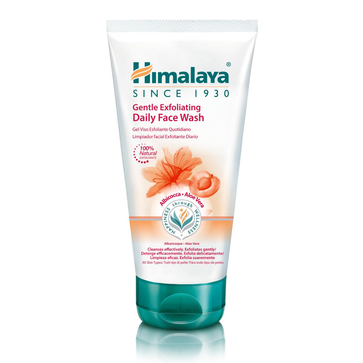Himalaya exfoliërende gezichtsreiniger voor dagelijks gebruik met abrikoos 150 ml