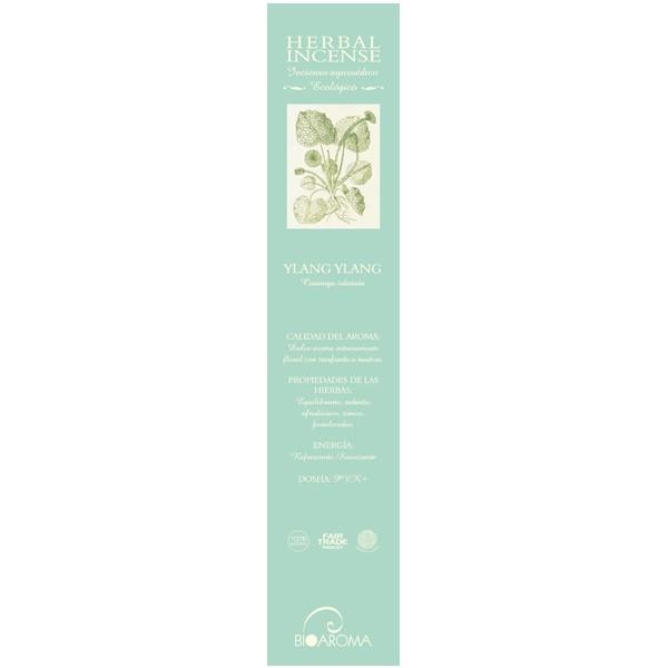 Incienso ecológico Ylang Ylang Bioaroma, 12 varillas