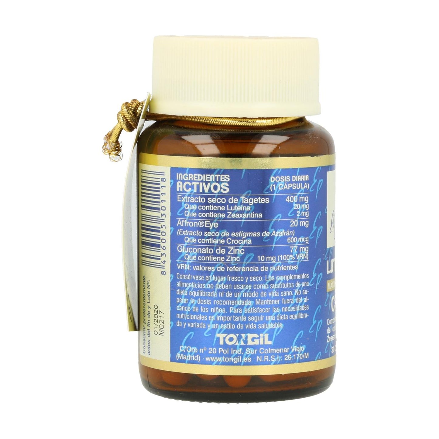 Estado Puro Luteïne Tongil 20 mg Crocine 30 vegetarische capsules