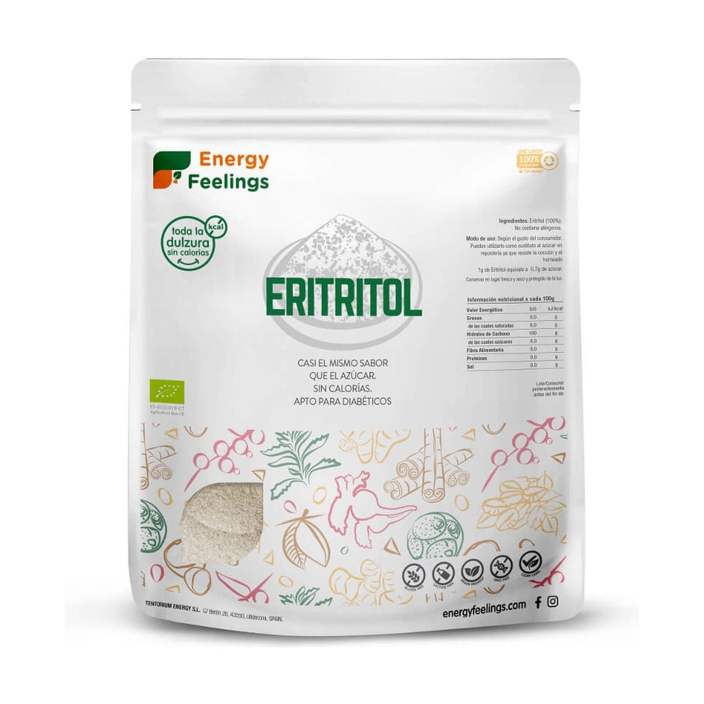 Eritritol Eco Energy feelings 200 g