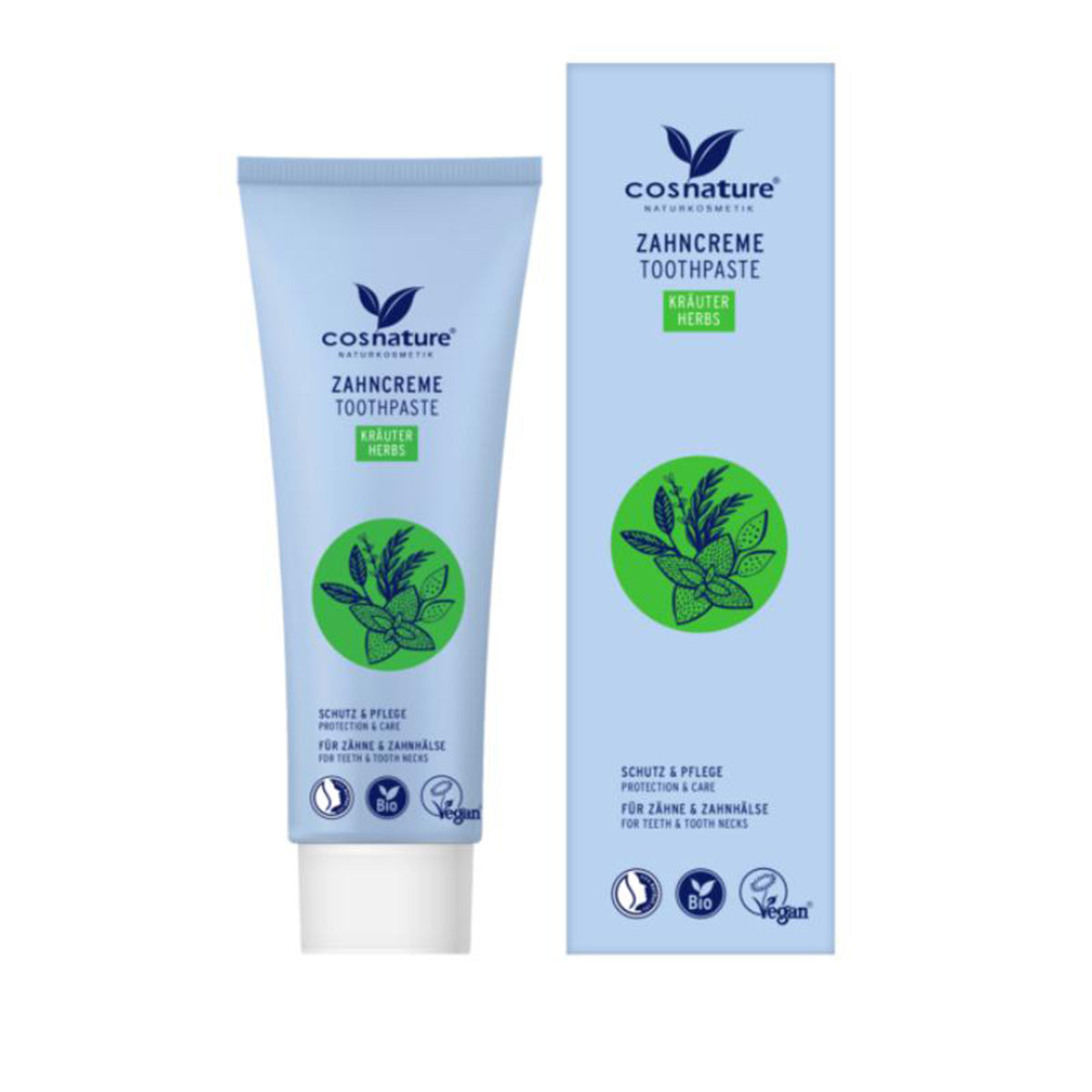 Dentifrice au fluor et à la menthe BIO, Cosnature, 75 ml