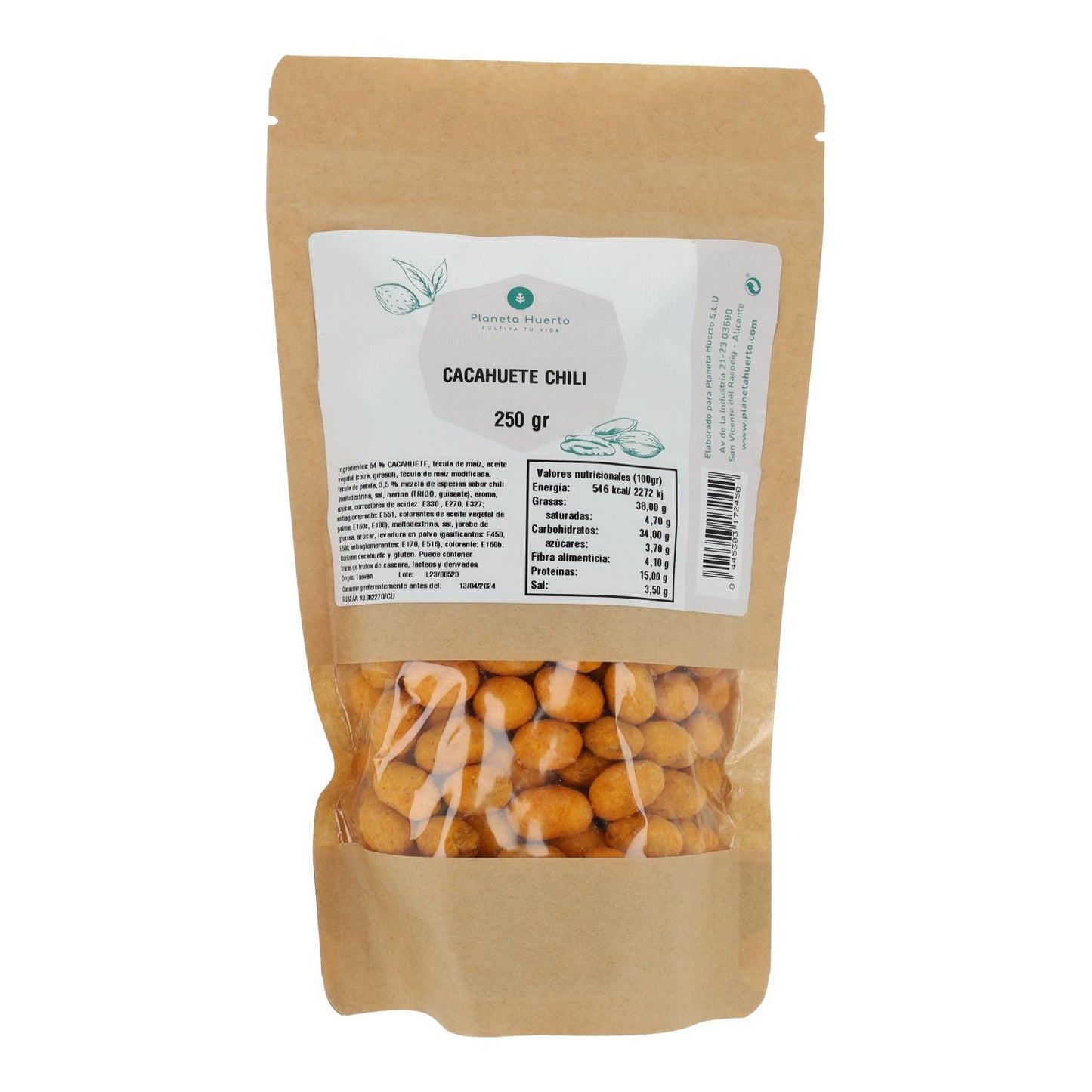 Chilli peanut Planeta Huerto 250gr