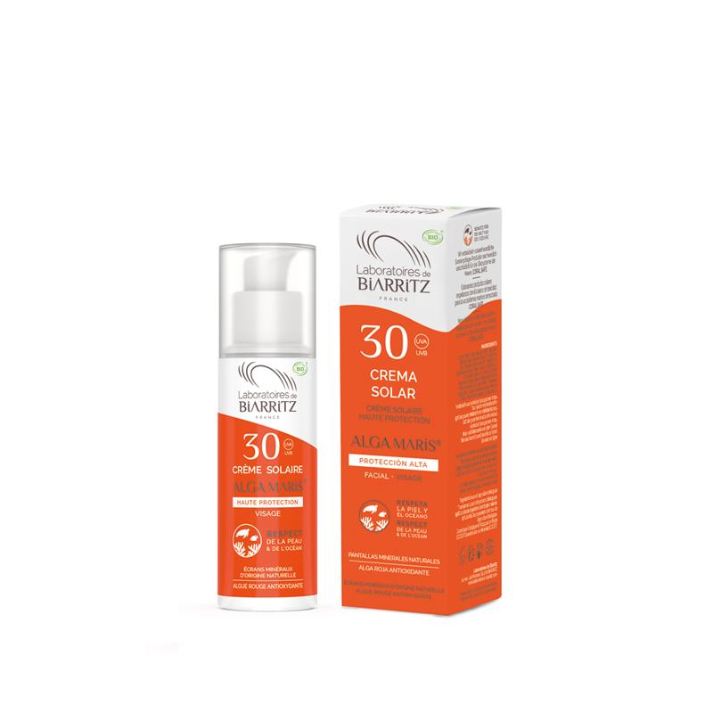Krem przeciwsłoneczny do twarzy SPF 30 Alga Maris 50 ml
