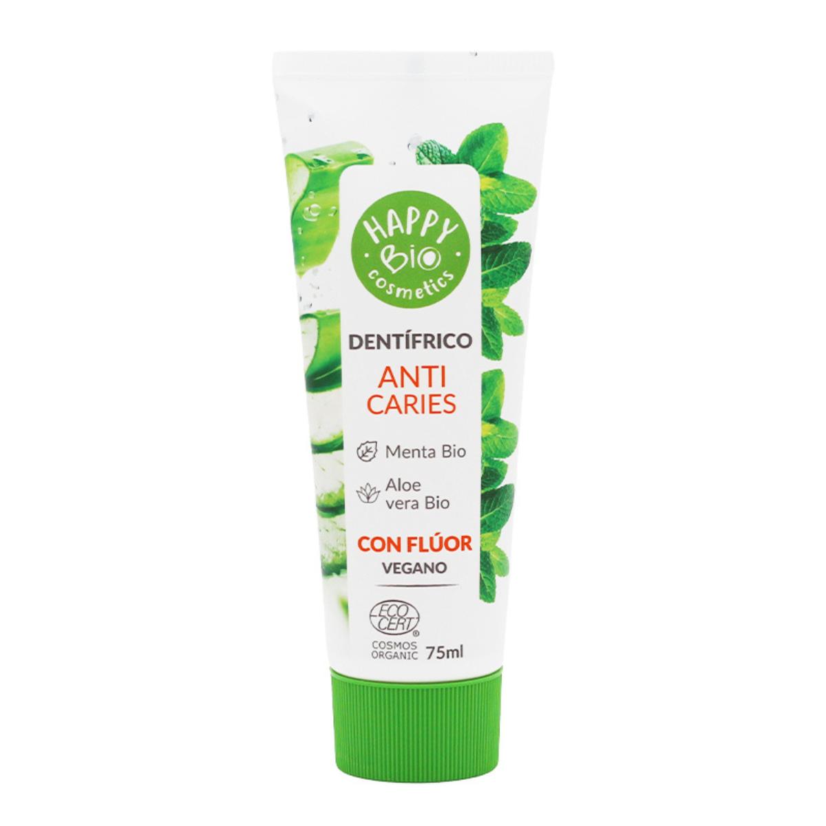 Dentifricio anticaries BIO menta aloe con fluoro 75 ml