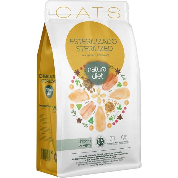Natura Diet Cats Sterilized Chicken & Vegs Futter für sterilisierte Katzen 3 kg