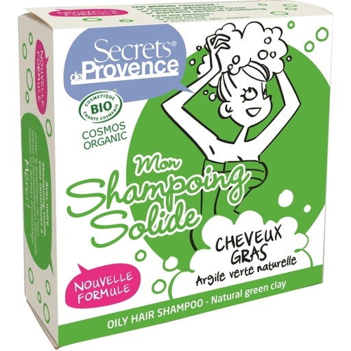 Festes Shampoo für fettiges Haar Secrets de Provence 85 g