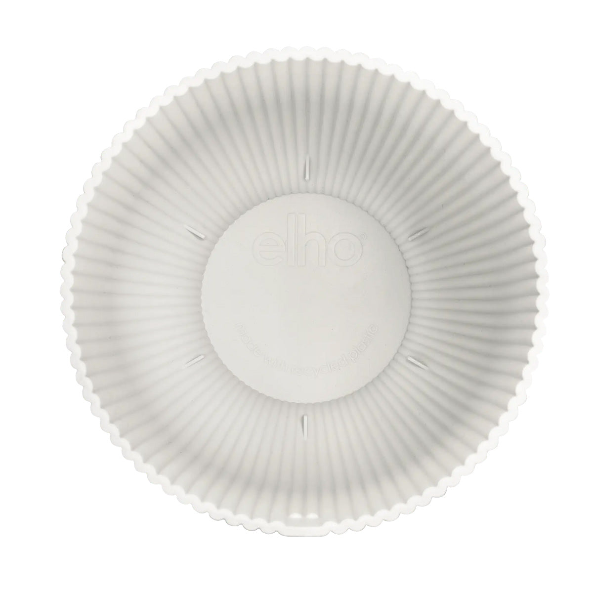 Elho Vibes Fold Coupe Silky White Plant Pot 14 cm