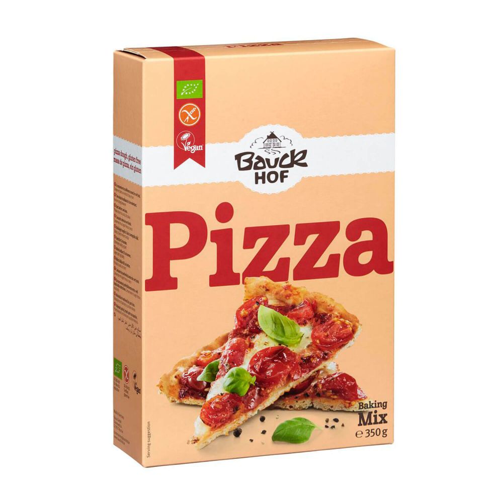Preparato per pizza senza glutine Bauckhof 350 g
