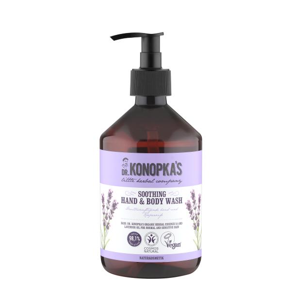 Sapone lenitivo per mani e corpo Dr. Konopka'S 500 ml