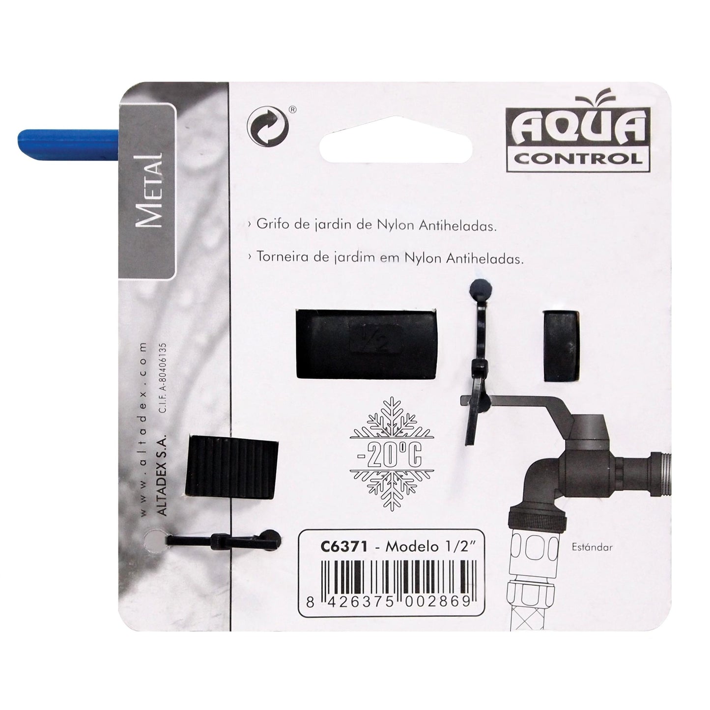 Frostsicherer Gartenwasserhahn Aqua Control 1/2"