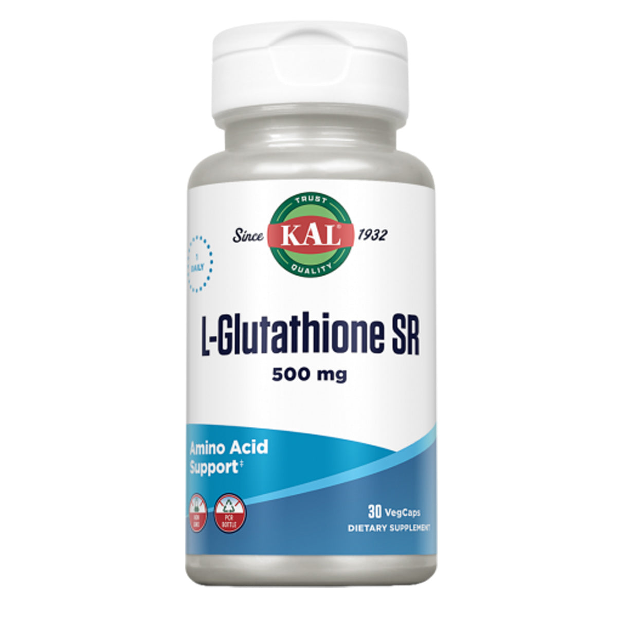 SUPER L-GLUTATHIONE 500 mg, 30 cápsulas veganas