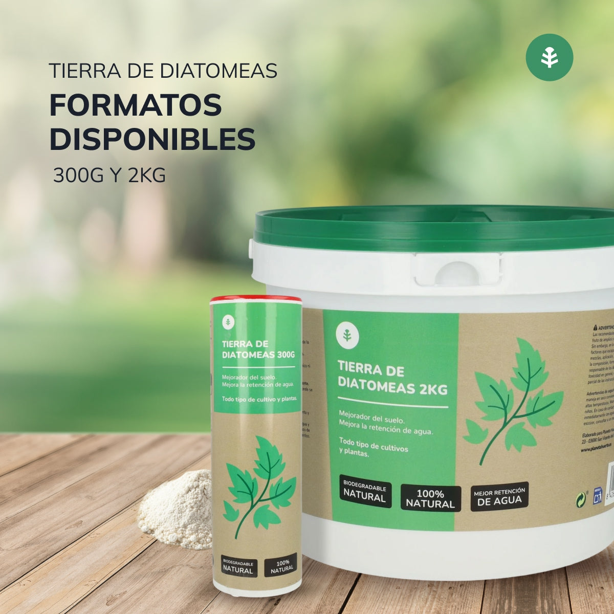 3er-Pack Kieselgur Planeta Huerto 2 kg